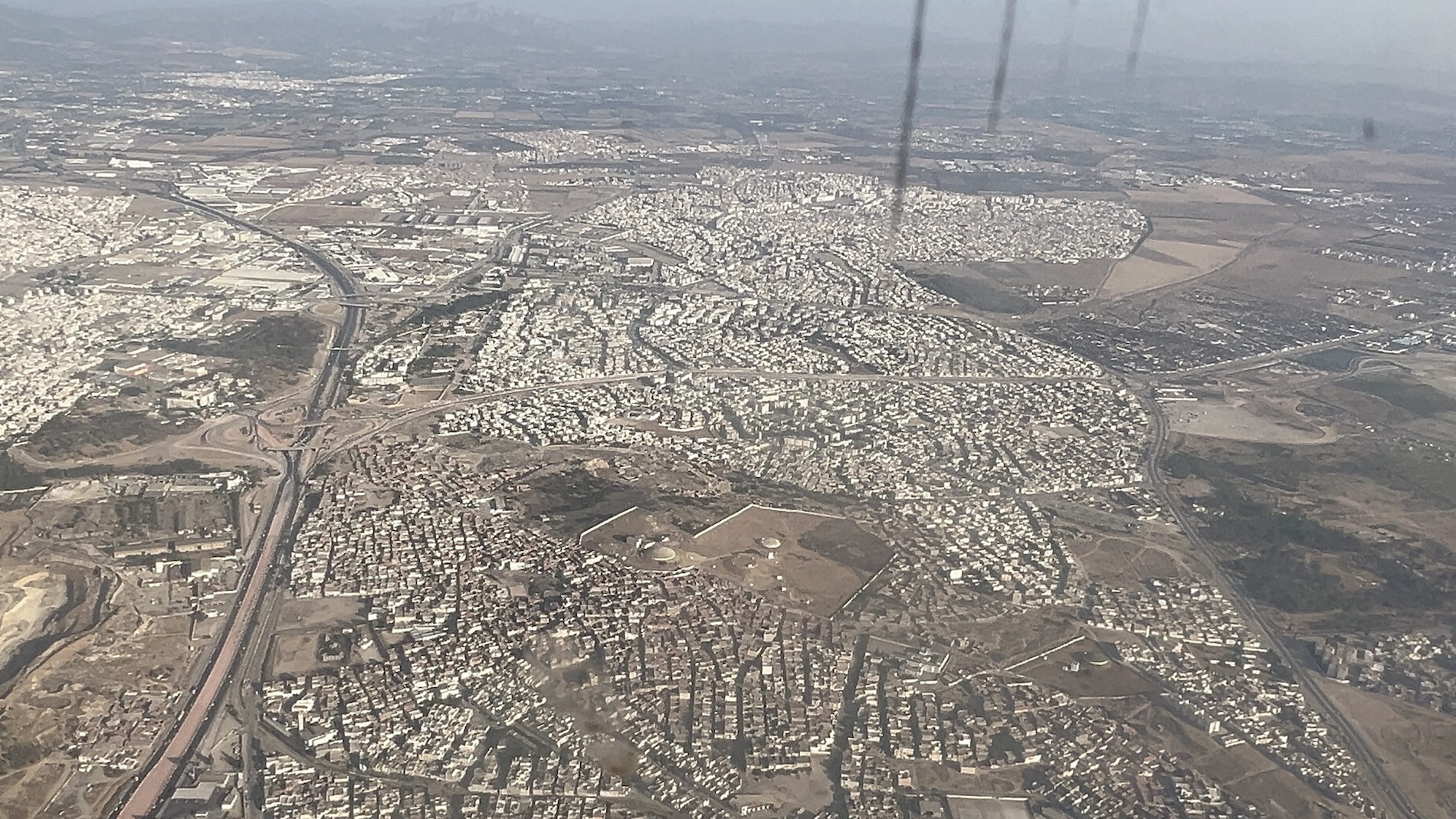 Plane's-Eye View of Tunis, July 2024